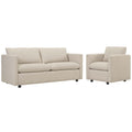 Activate Upholstered Fabric Sofa and Armchair Set by Modway