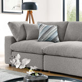 Commix Down Filled Overstuffed Boucle Fabric 4-Seater Sofa by Modway