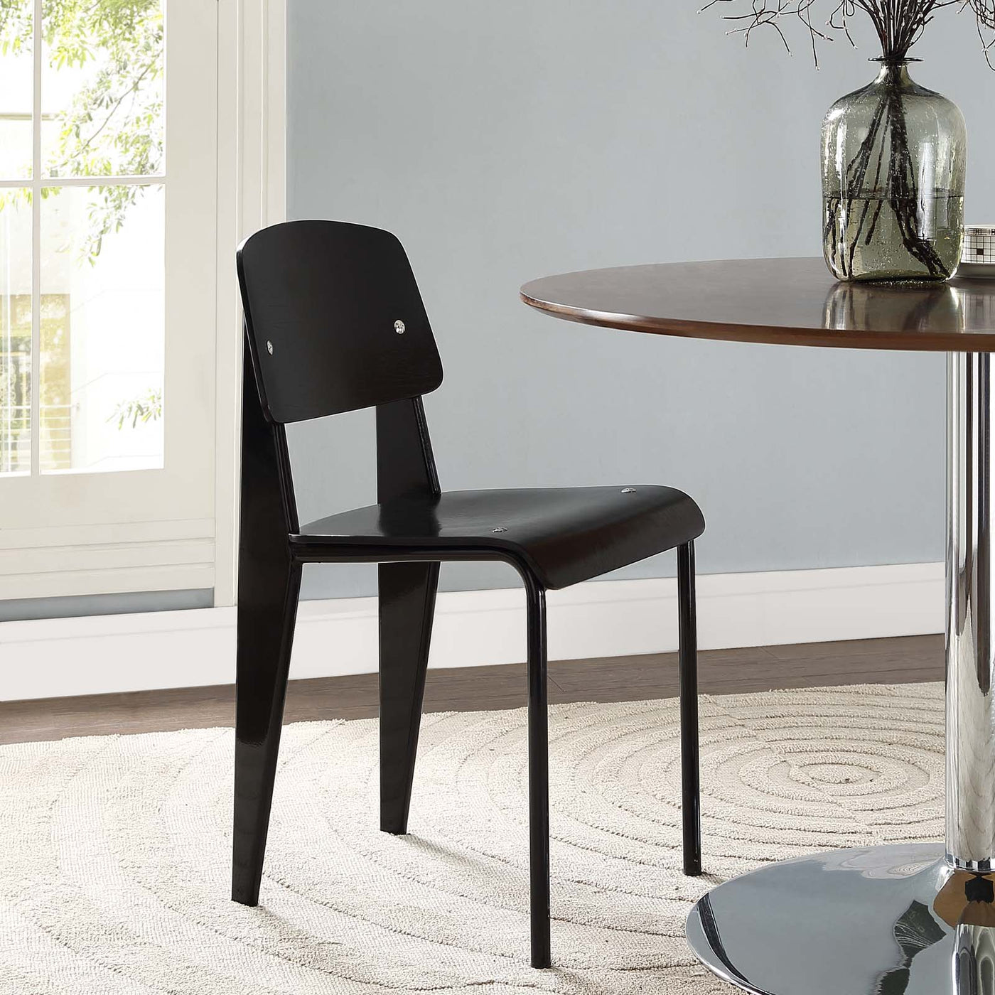 Rouse Upholstered Fabric Dining Side Chair — Lexmod