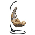 Abate Outdoor Patio Swing Chair With Stand by Modway