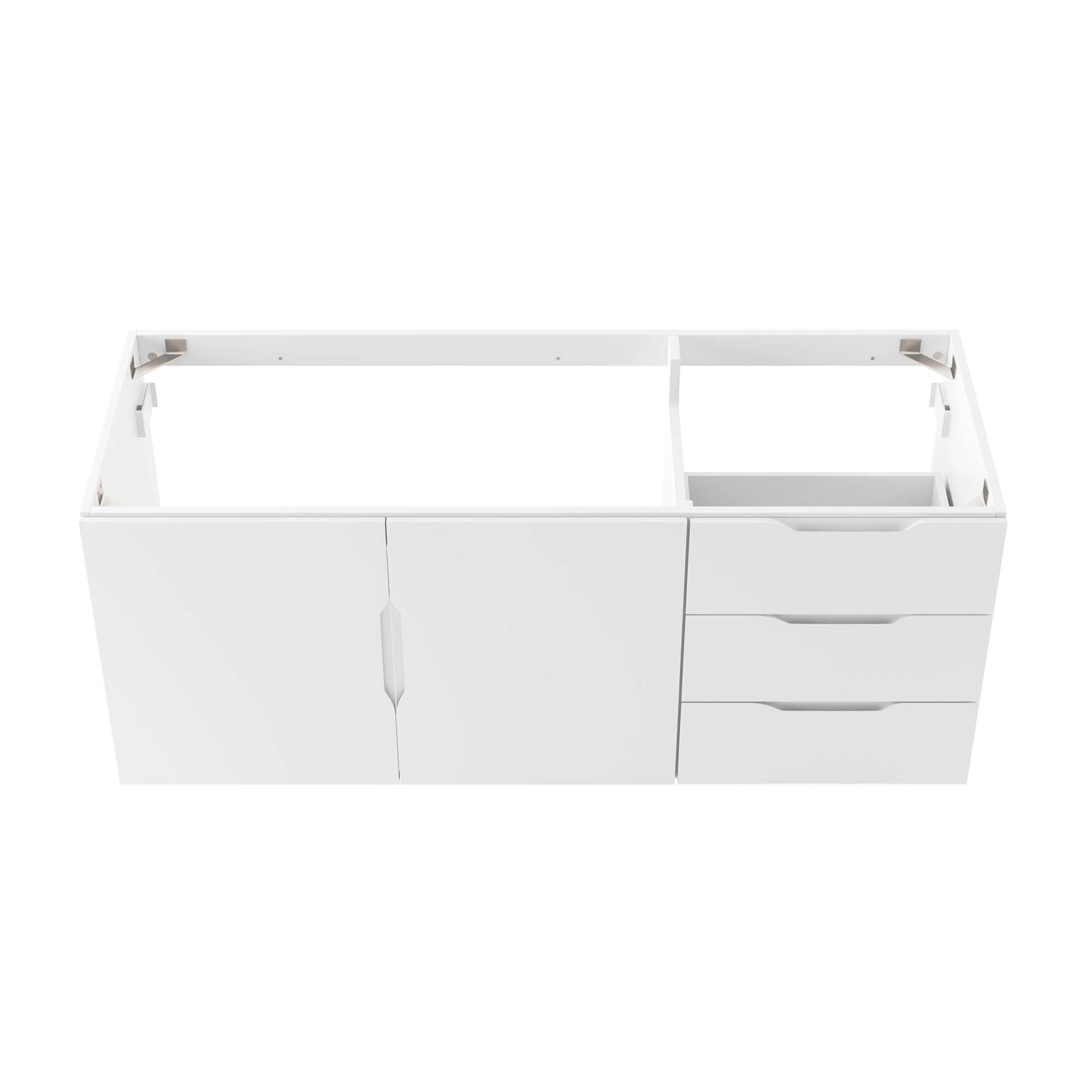 White / 48" Double or Single Sink