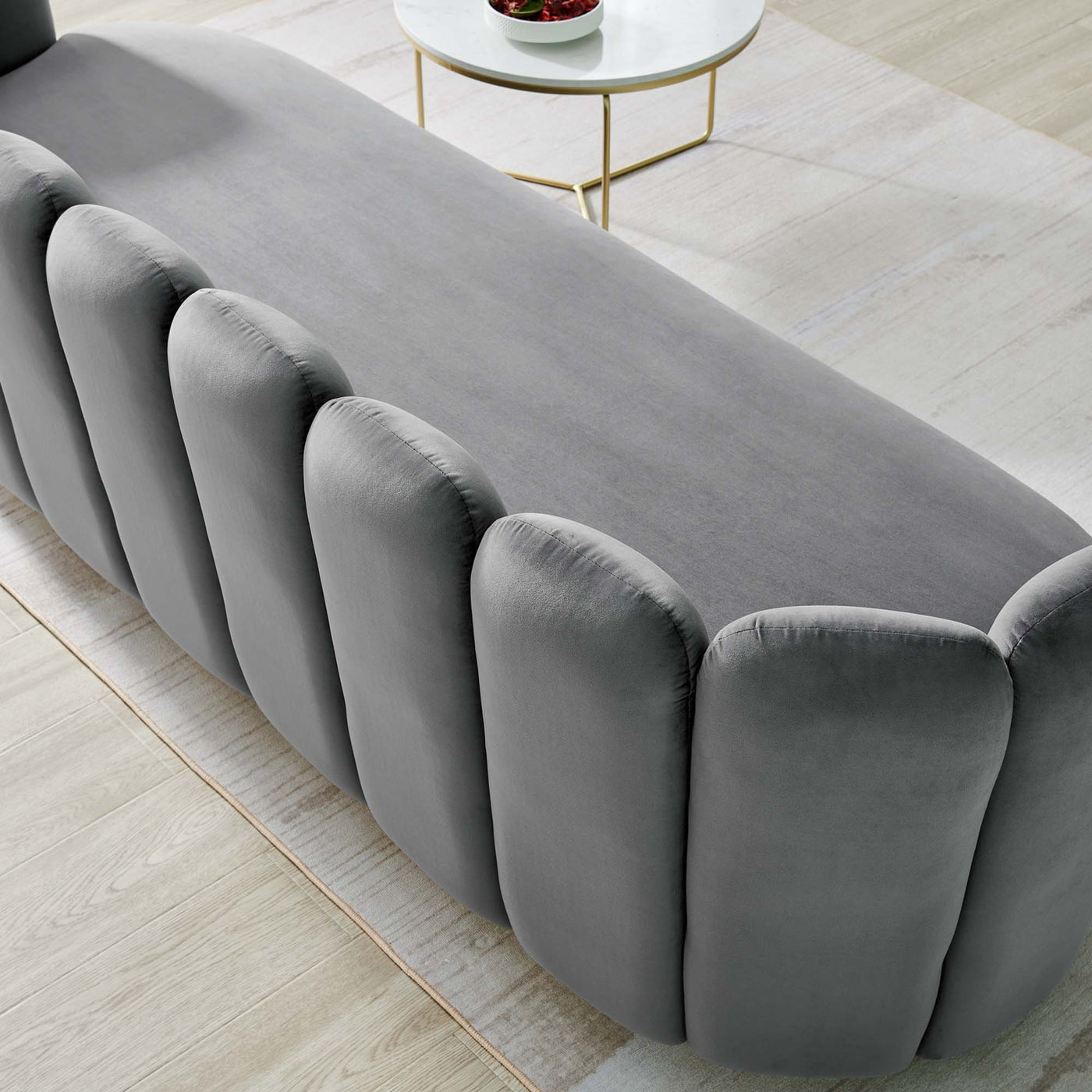 Victoria Gray Sofa - Thumbnail 4