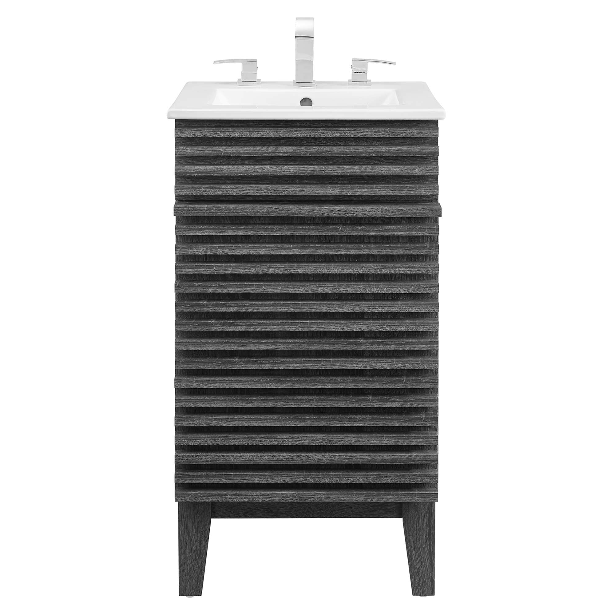 Charcoal White / 18" 