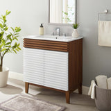 White Walnut White / 30" 