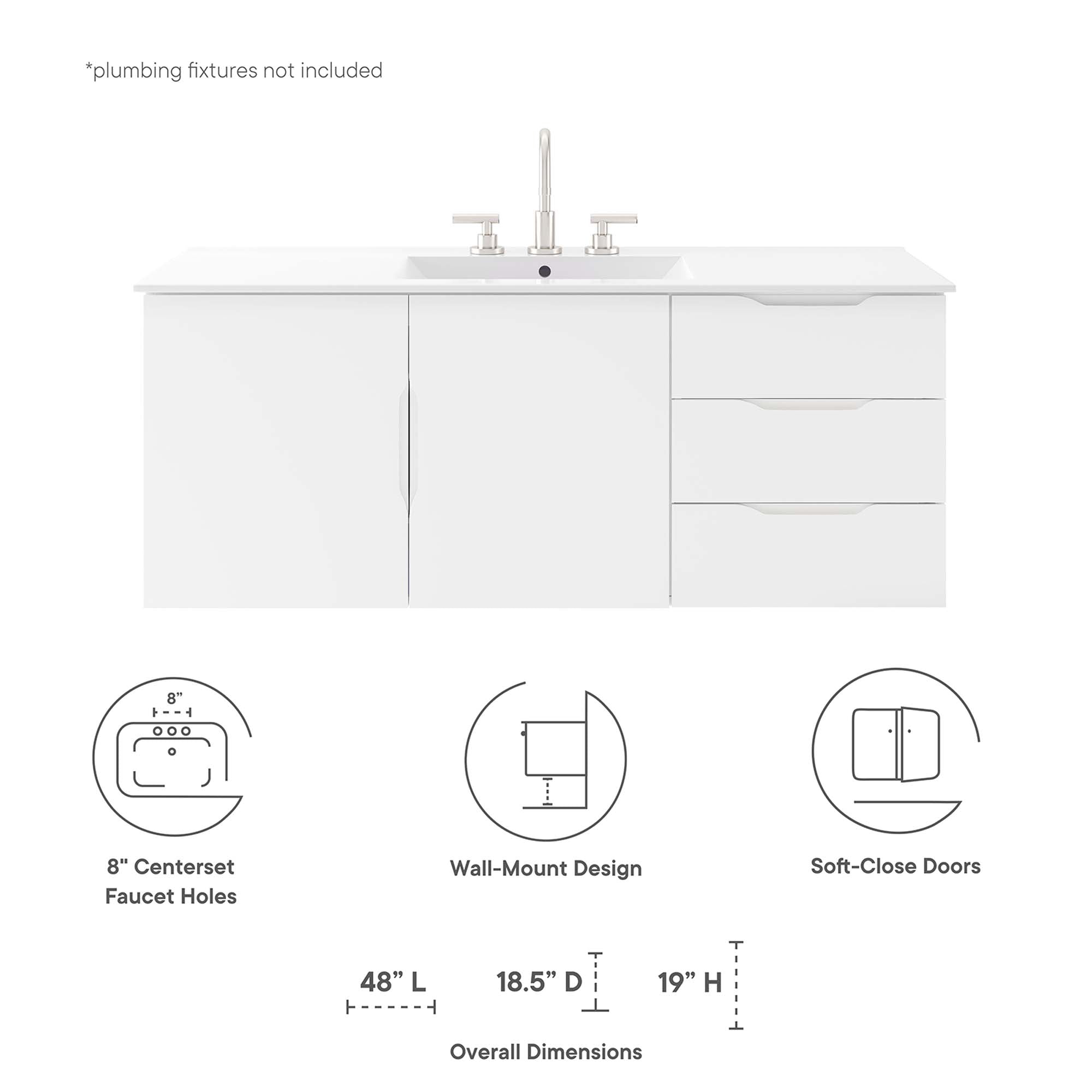 White White / 48" Single