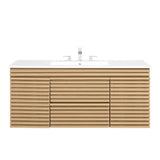 Oak White / 48" Single