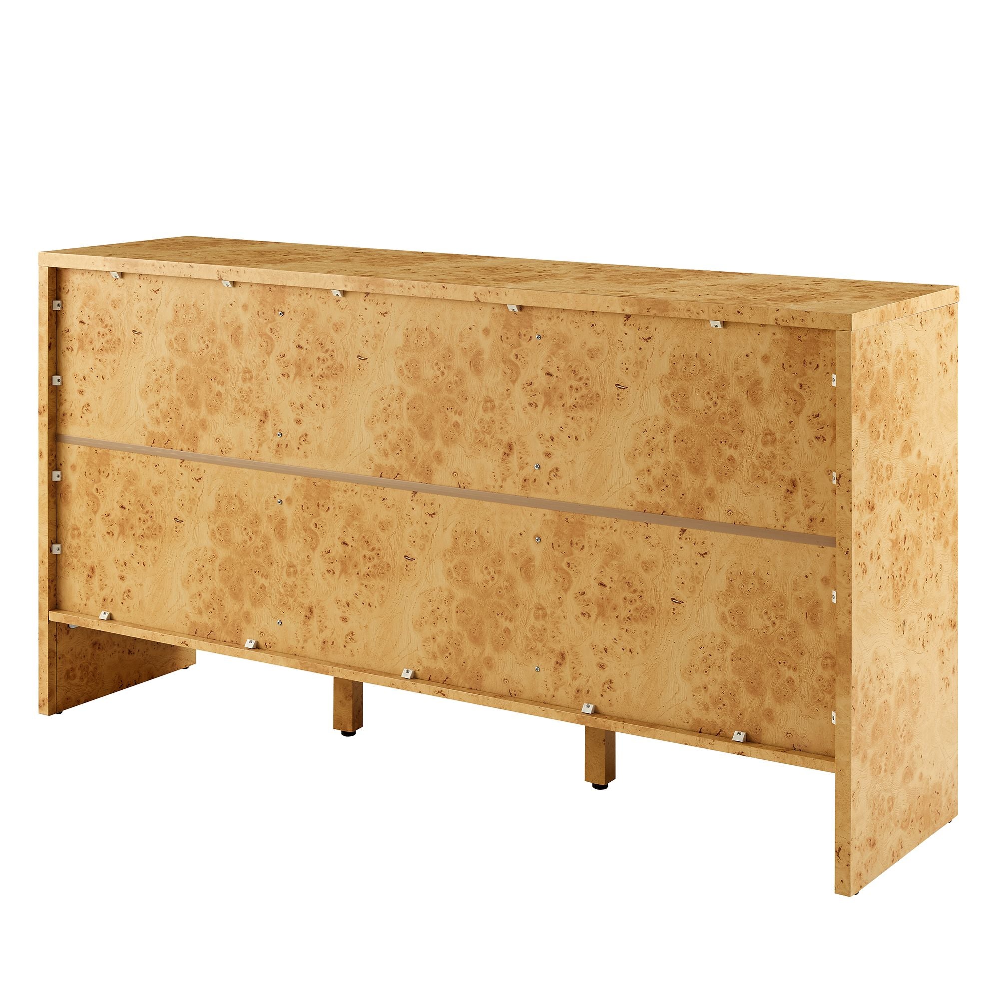 Hudson  60" Burl Wood  Sideboard