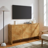 Hudson  60" Burl Wood  Sideboard