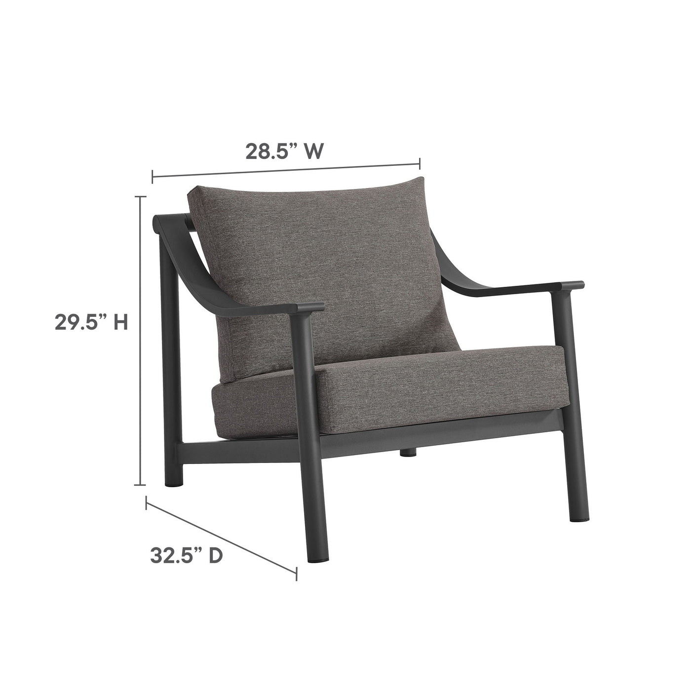 Modway Terrace Outdoor Patio Furniture Set - Thumbnail 5