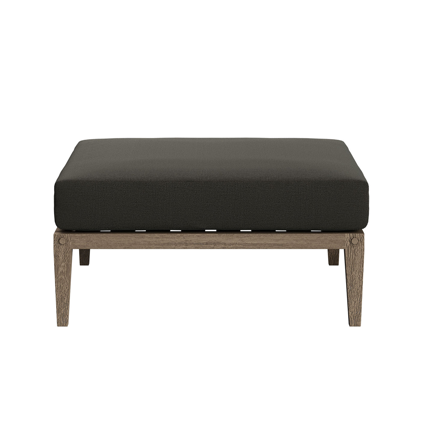 Northlake Outdoor Teak Ottoman - Thumbnail 2