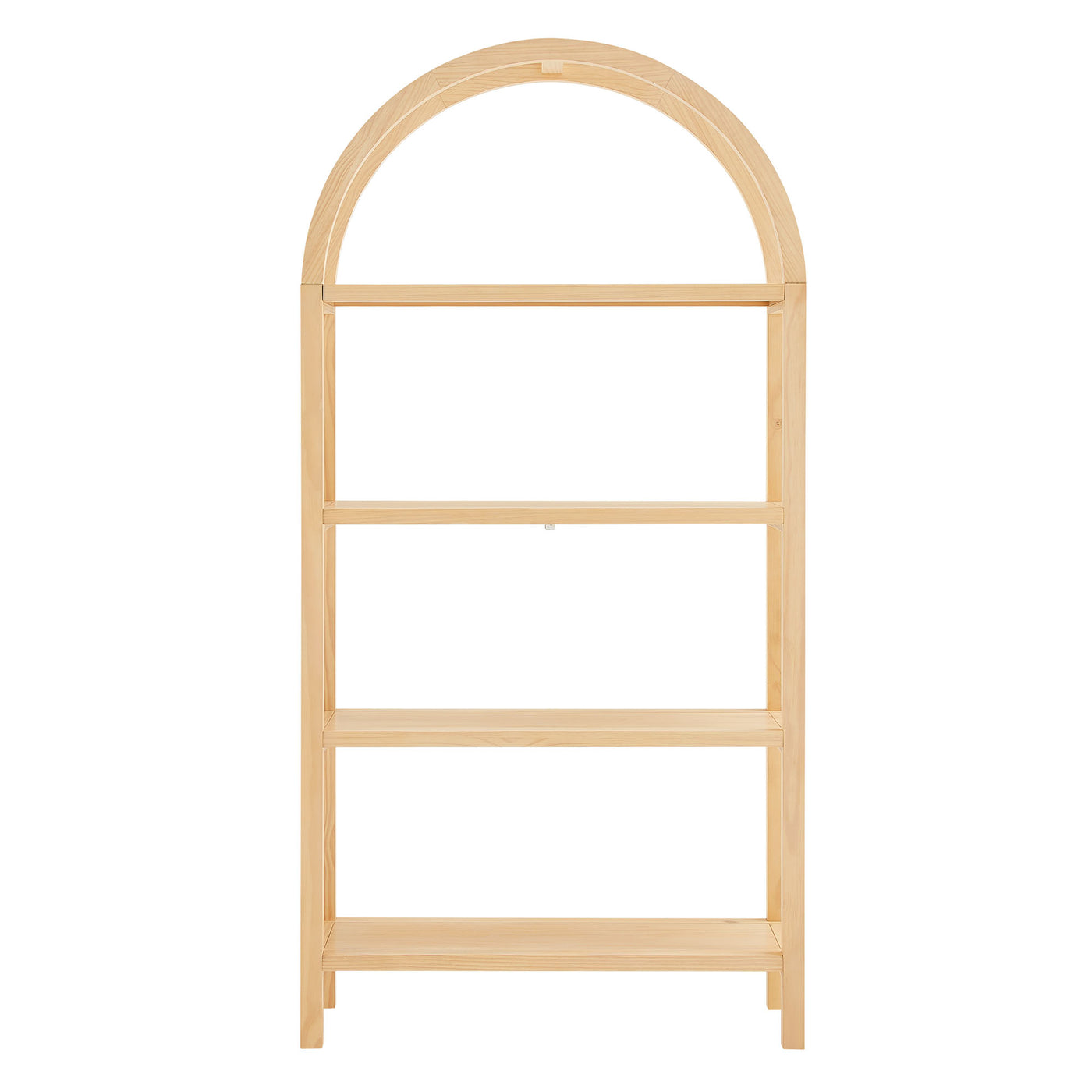 Vexley 72 Inch Large Arched Bookshelf - Thumbnail 2