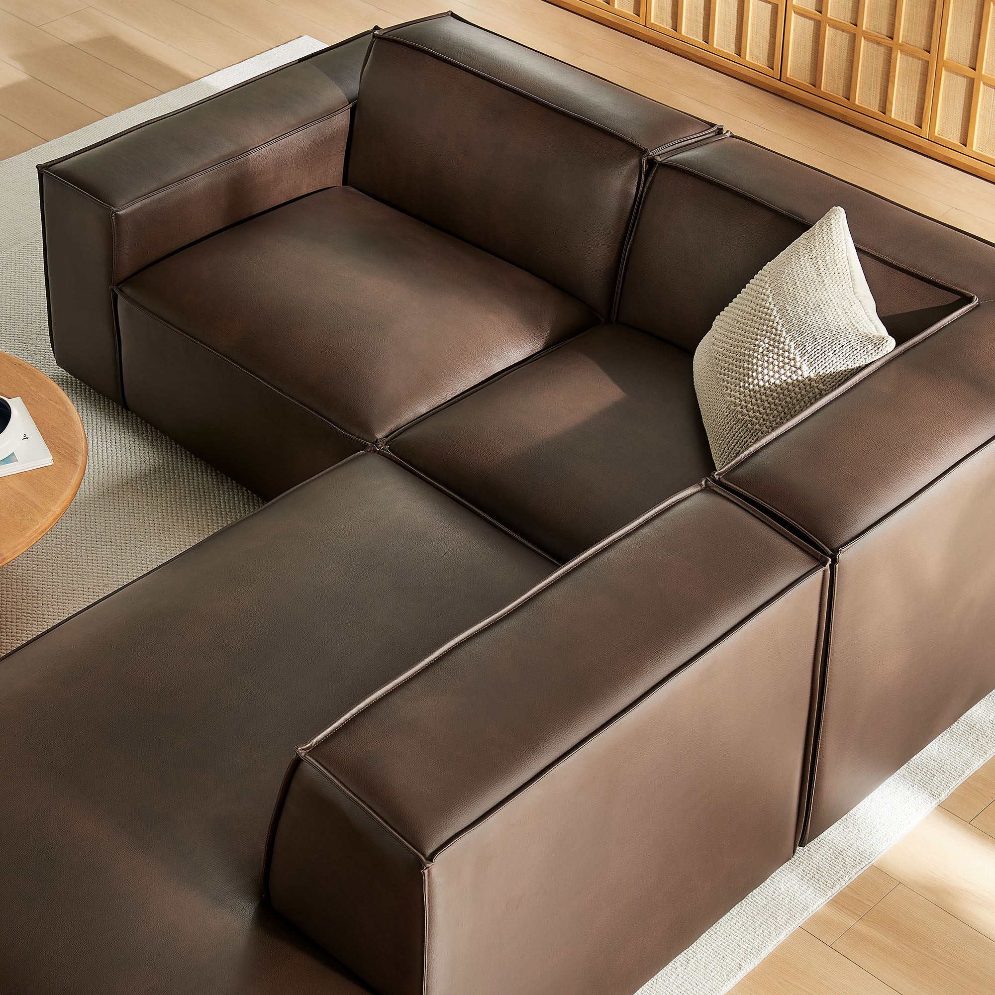 Take A Look About Vegan Leather Modular Sofa
