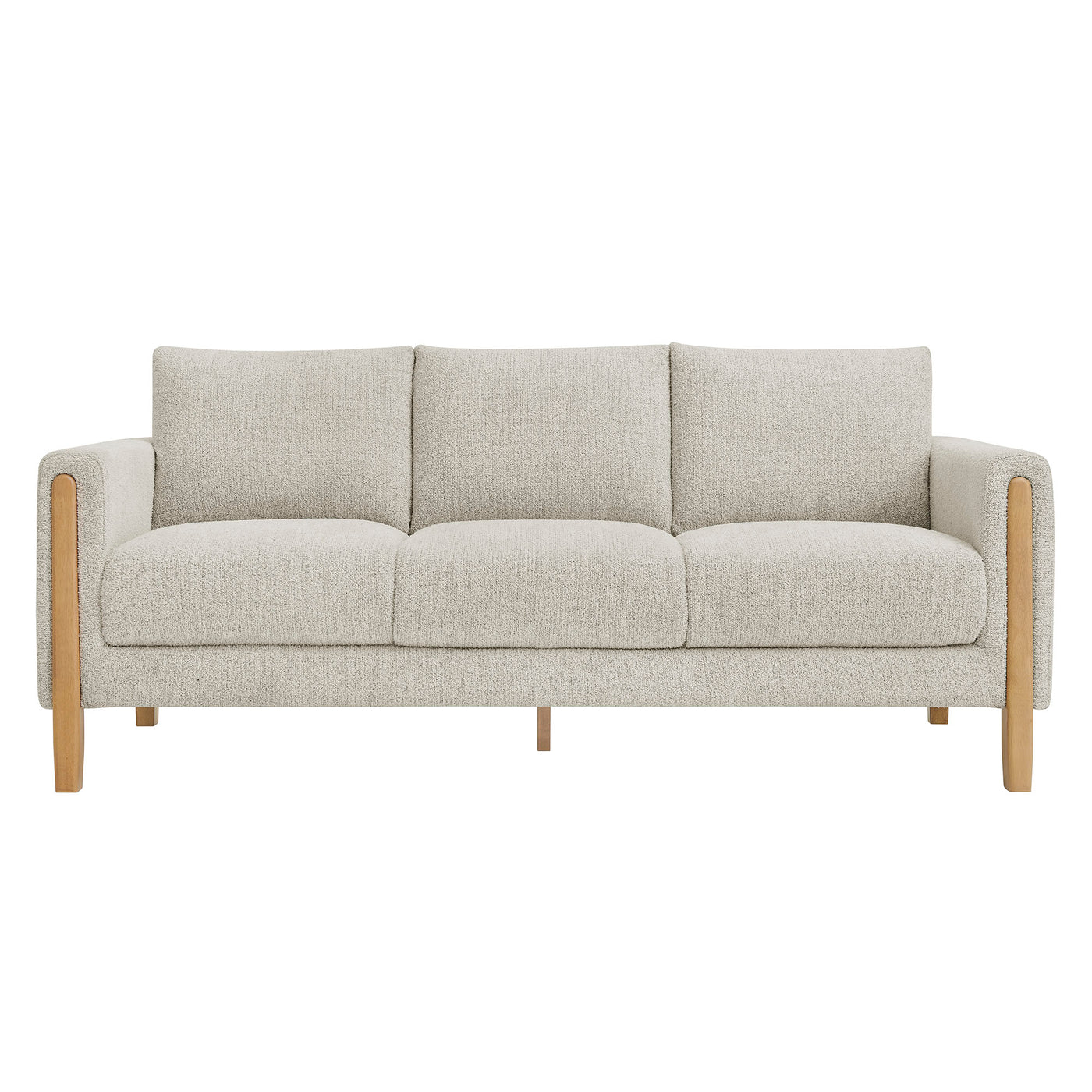 Hawken Boucle Fabric Sofa - Thumbnail 2