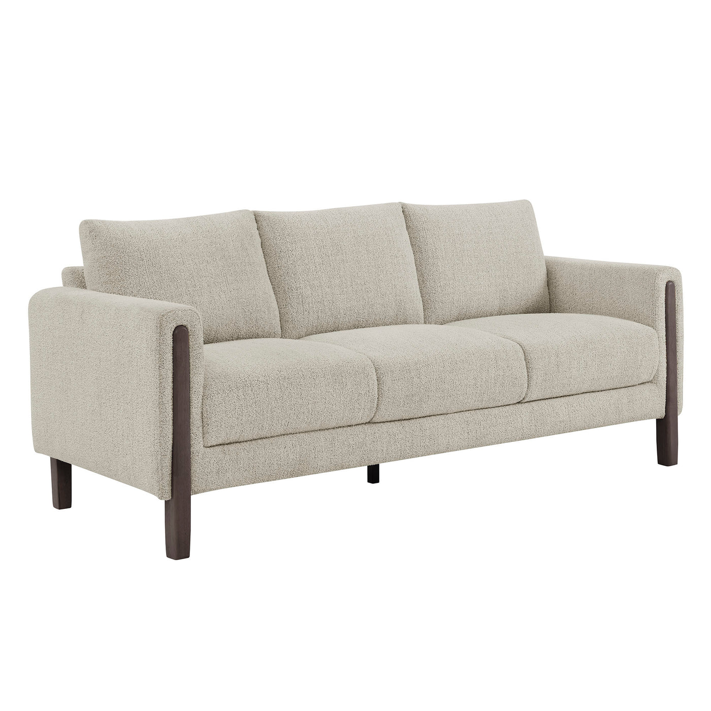Hawken Boucle Fabric Sofa - Thumbnail 3