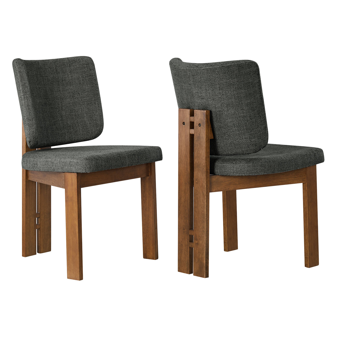 Modway Alba Armless Upholstered Dining Chairs