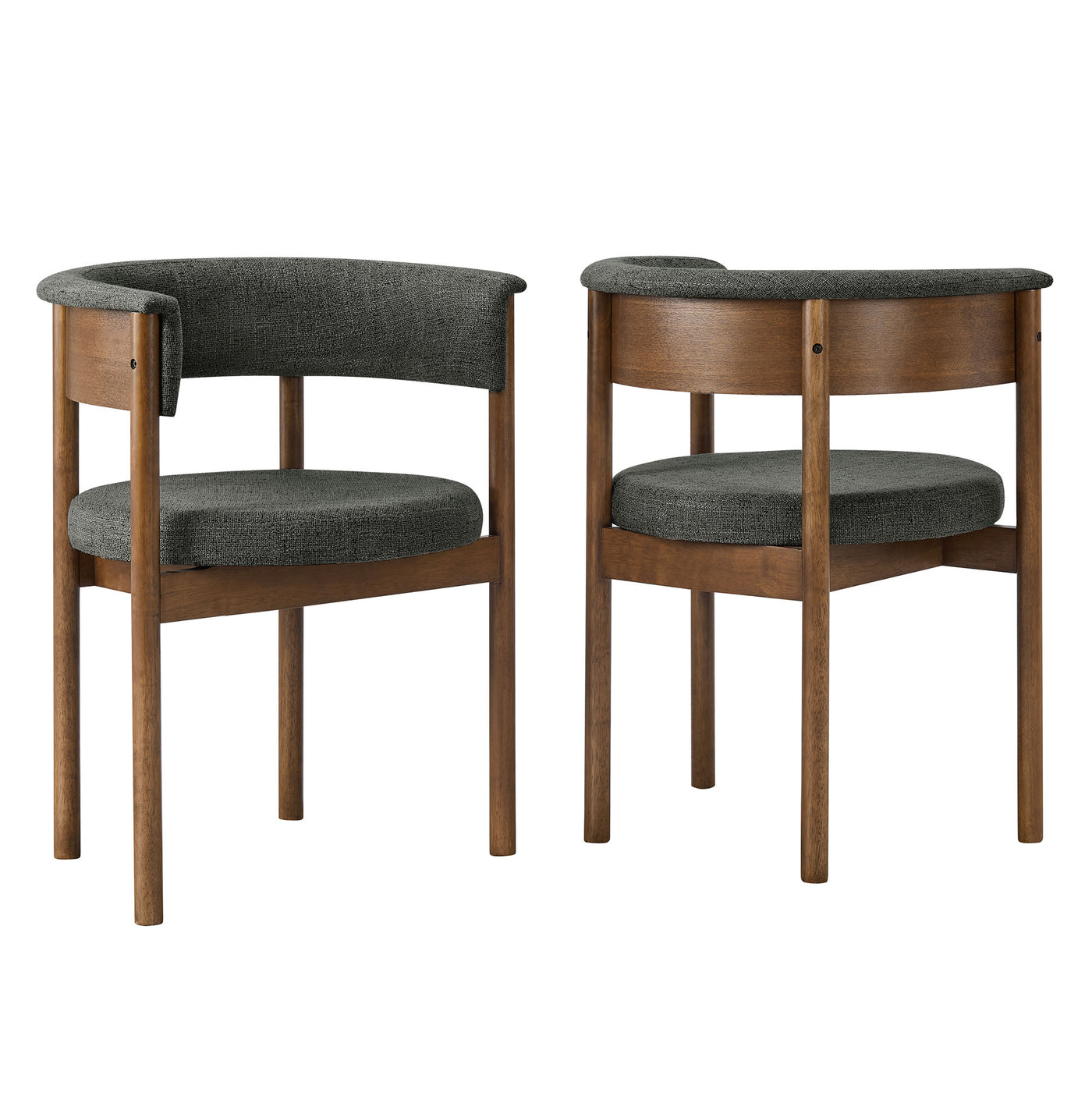 Modway Clea Curved Upholstered Dining Chairs - Thumbnail 4
