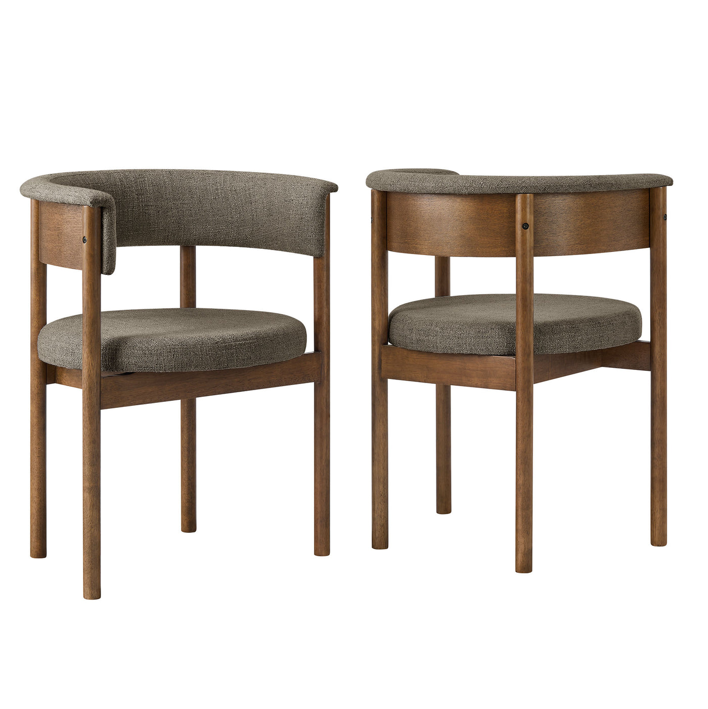 Modway Clea Curved Upholstered Dining Chairs - Thumbnail 5