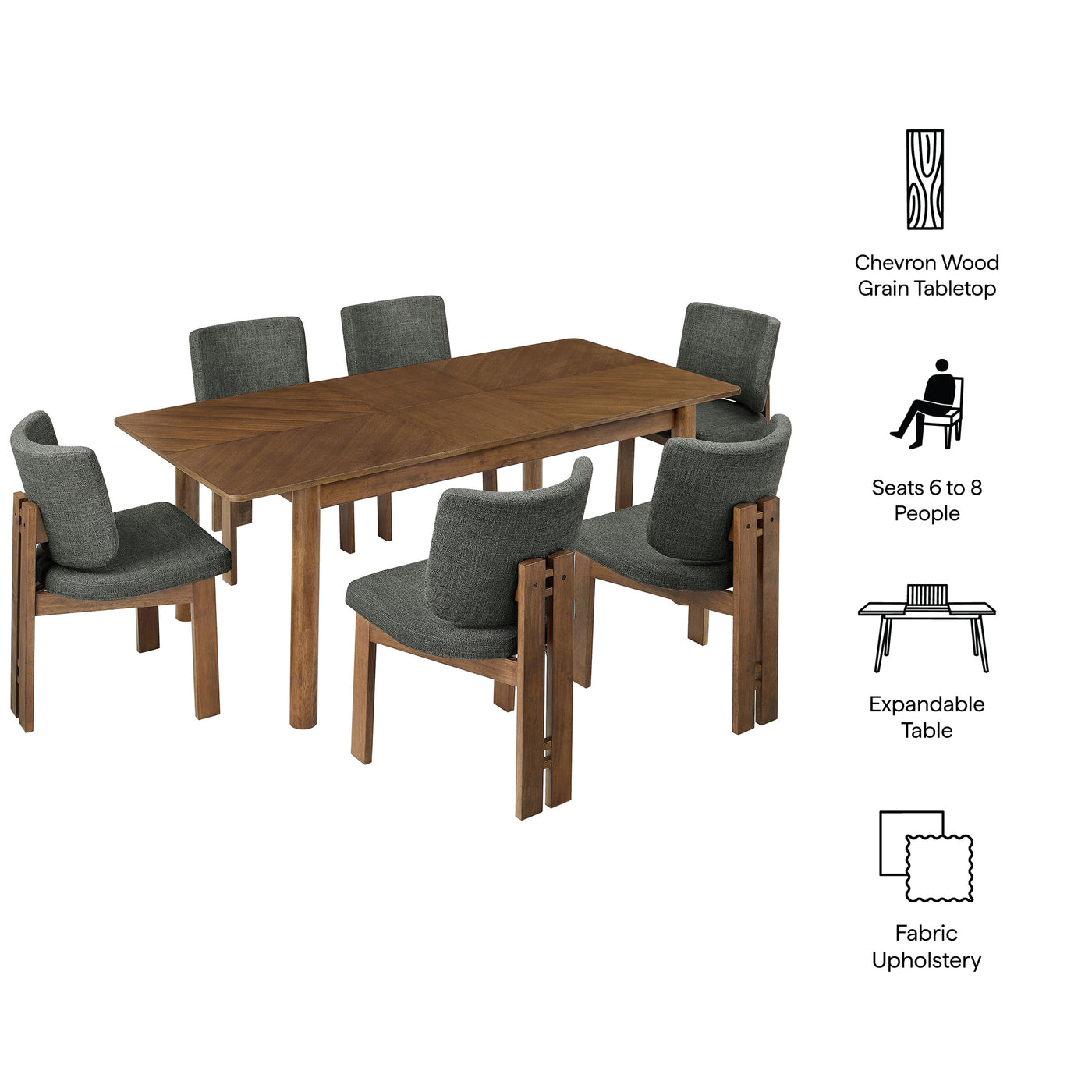 Modway Alba Dining Set - Thumbnail 4