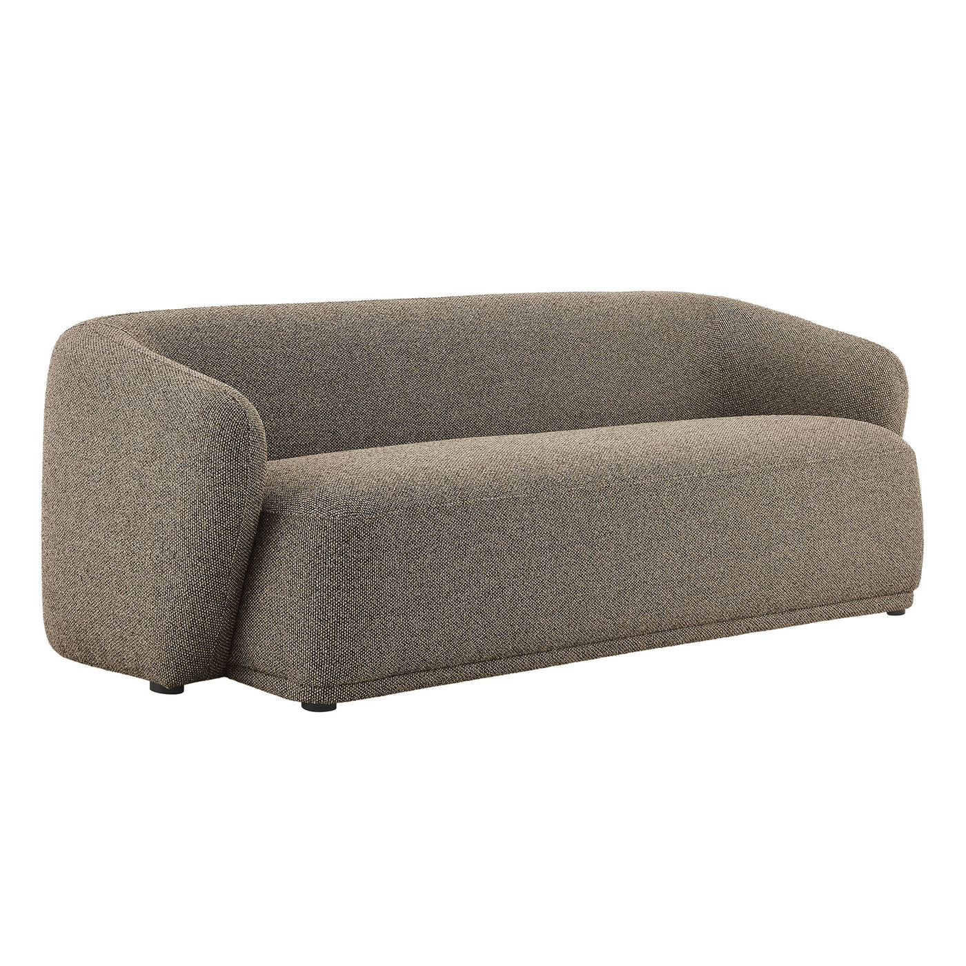 Monica 88 Inch Boucle Fabric Sofa - Thumbnail 4