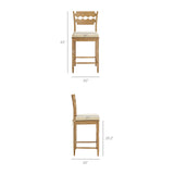 Weathered Oak Oatmeal Stripe