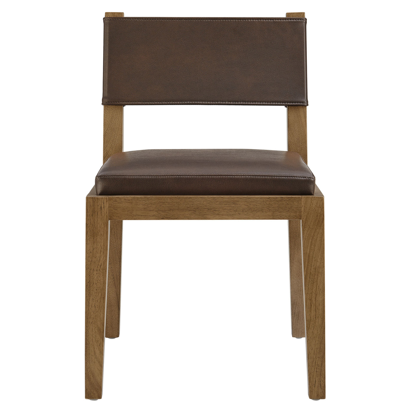 Calder Vegan Leather Dining Side Chair - Thumbnail 2