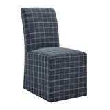 Denim Windowpane Check