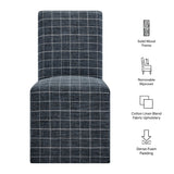 Denim Windowpane Check