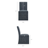 Denim Windowpane Check
