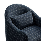 Denim Windowpane Check