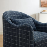 Denim Windowpane Check