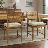 Weathered Oak Oatmeal Stripe