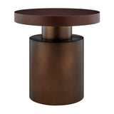 Dark Walnut Burnished Brass