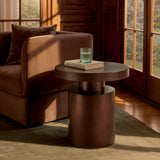 Dark Walnut Burnished Brass