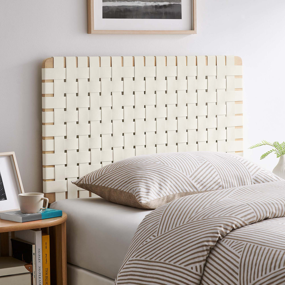 Sparta Woven Vegan Leather Headboard by Modway — Lexmod