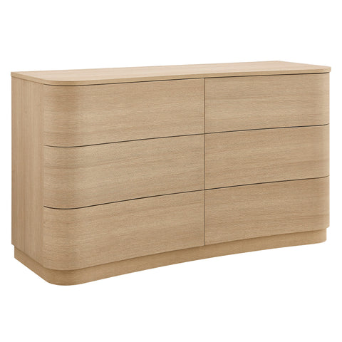Mirae 6-Drawer Curved Dresser by Modway Lexmod Mirae 6-Drawer Curved Dresser by Modway Lexmod