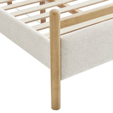 Light Oak Heathered Ivory / Twin