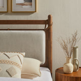 Walnut Heathered Ivory / Twin