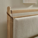 Light Oak Heathered Ivory / King