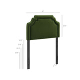 Moss Green Dark Green / Twin