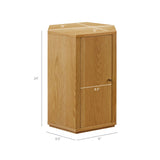 Kade Faceted Wood Side Table by Modway