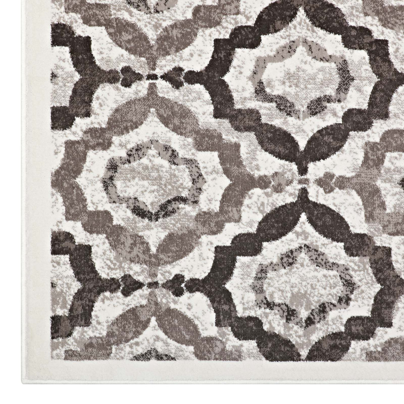 Brown Beige and Ivory / 5x8