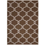 Dark Tan and Beige / 5x8