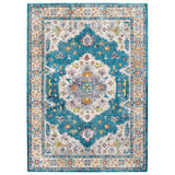 Blue Ivory Yellow Orange / 8x10