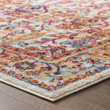 Ivory Blue Orange Yellow Red / 5x8