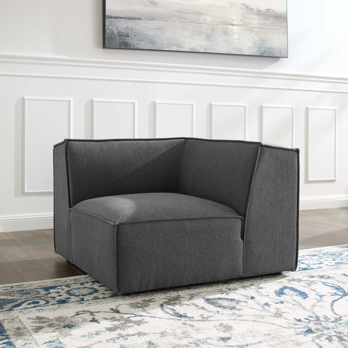 Corner ottoman 2024 chair