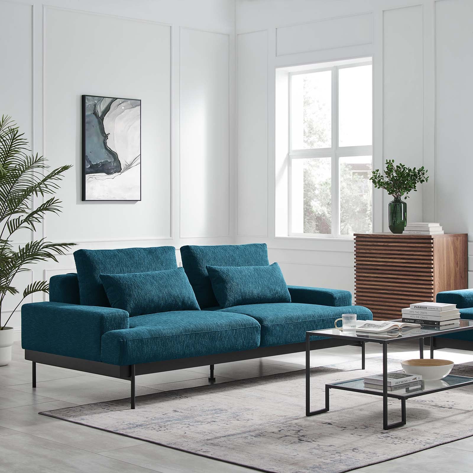 Proximity Upholstered Fabric Sofa — Lexmod