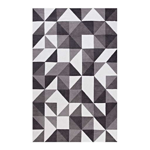 Black, Gray and White / 5x8